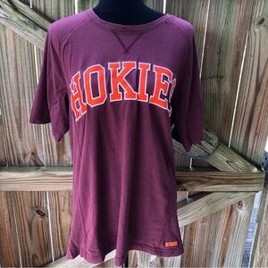 Colosseum Athletics Virginia Tech Hokies Short Sleeve Cotton T-Shirt Size L